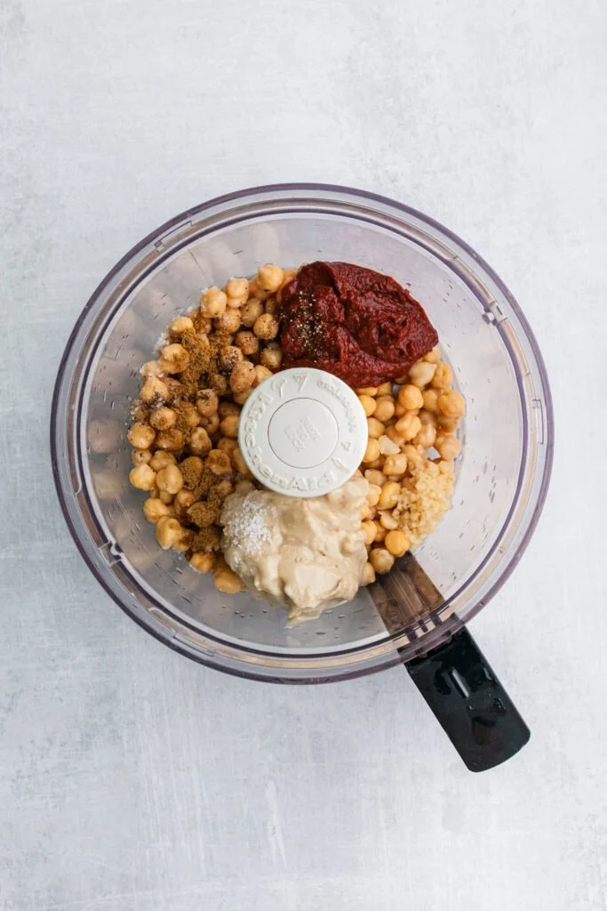 Easy Harissa Hummus