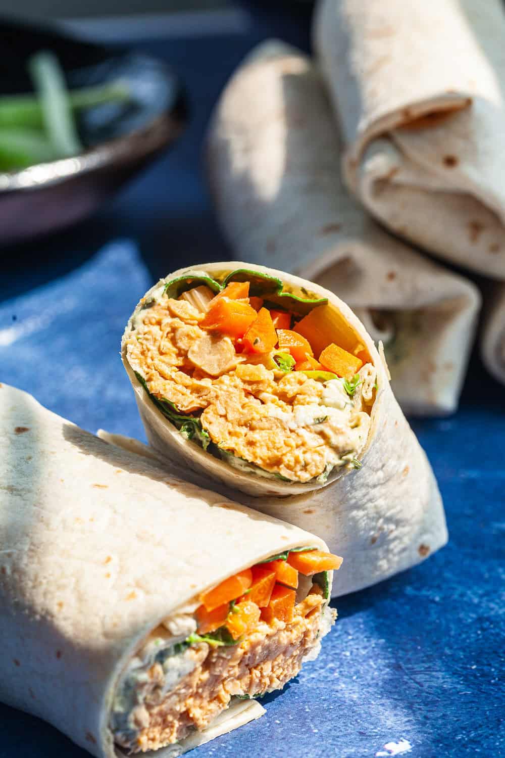 Buffalo Chickpeas Wrap