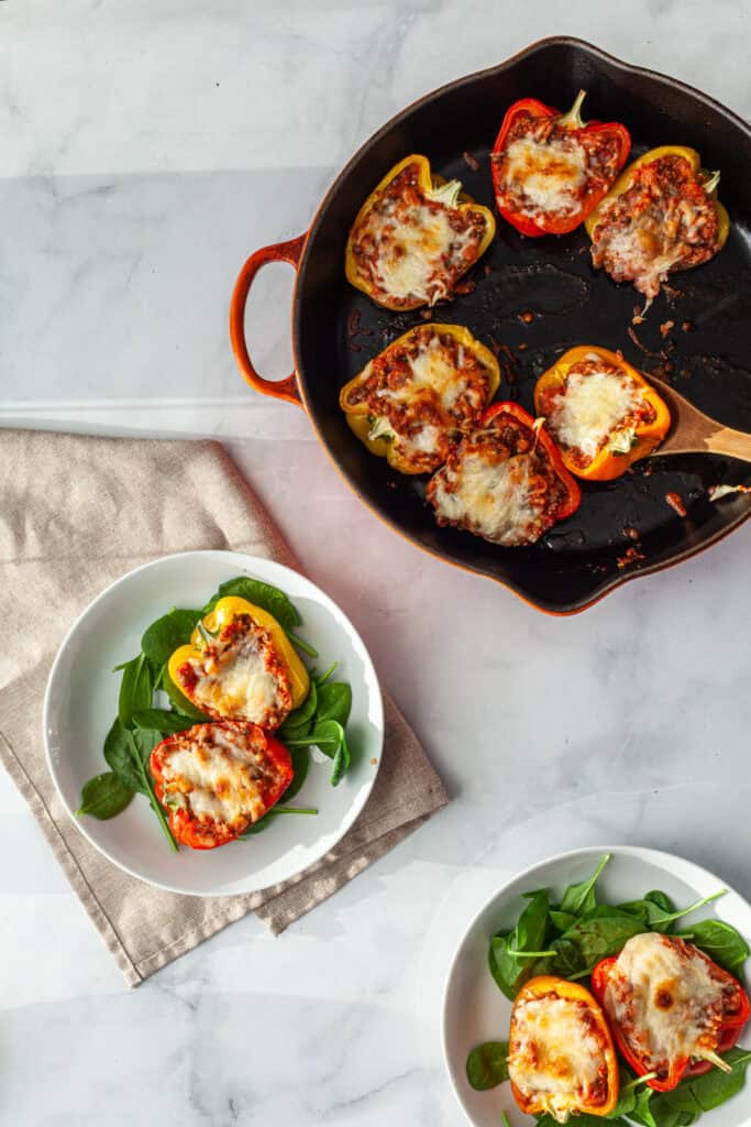 Lentil Stuffed Peppers