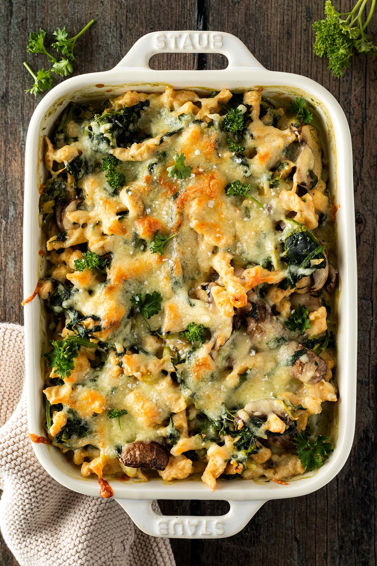 Spätzle Casserole with Vegetables