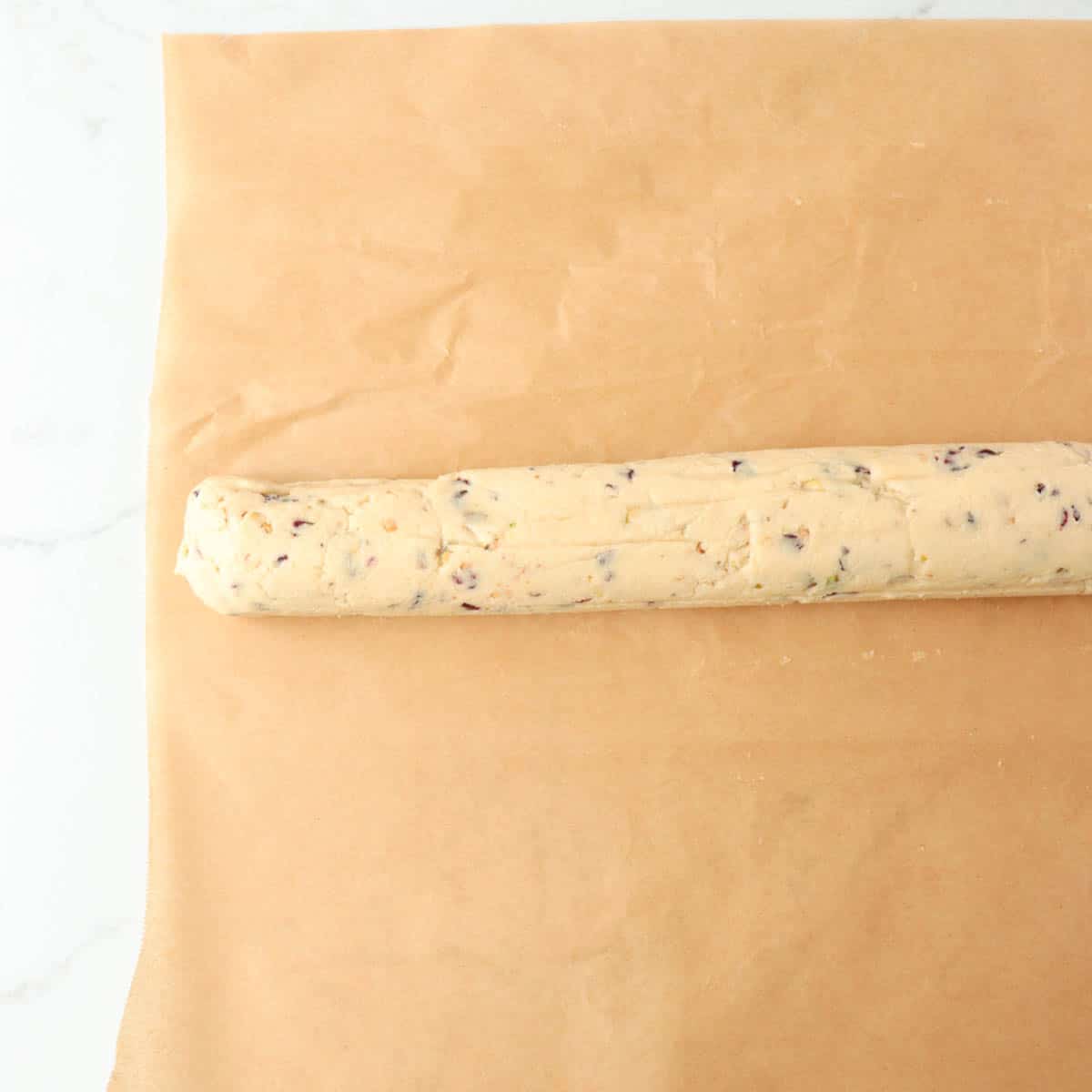 Cranberry Pistacchio Slice and Bake Cookies