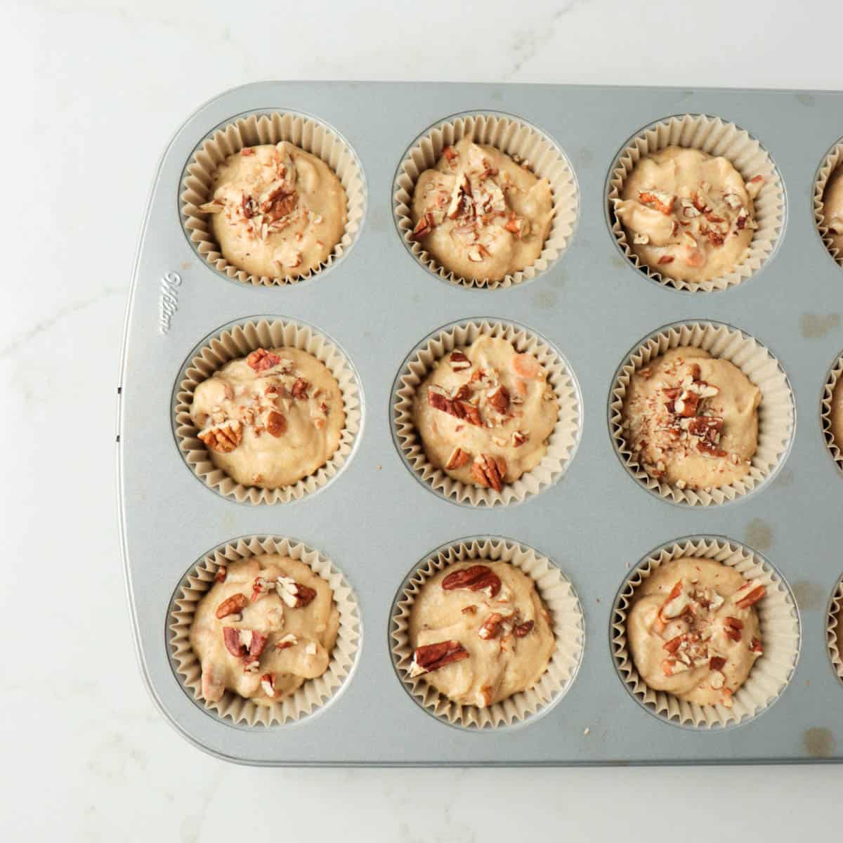 Butterscotch Banana Muffins