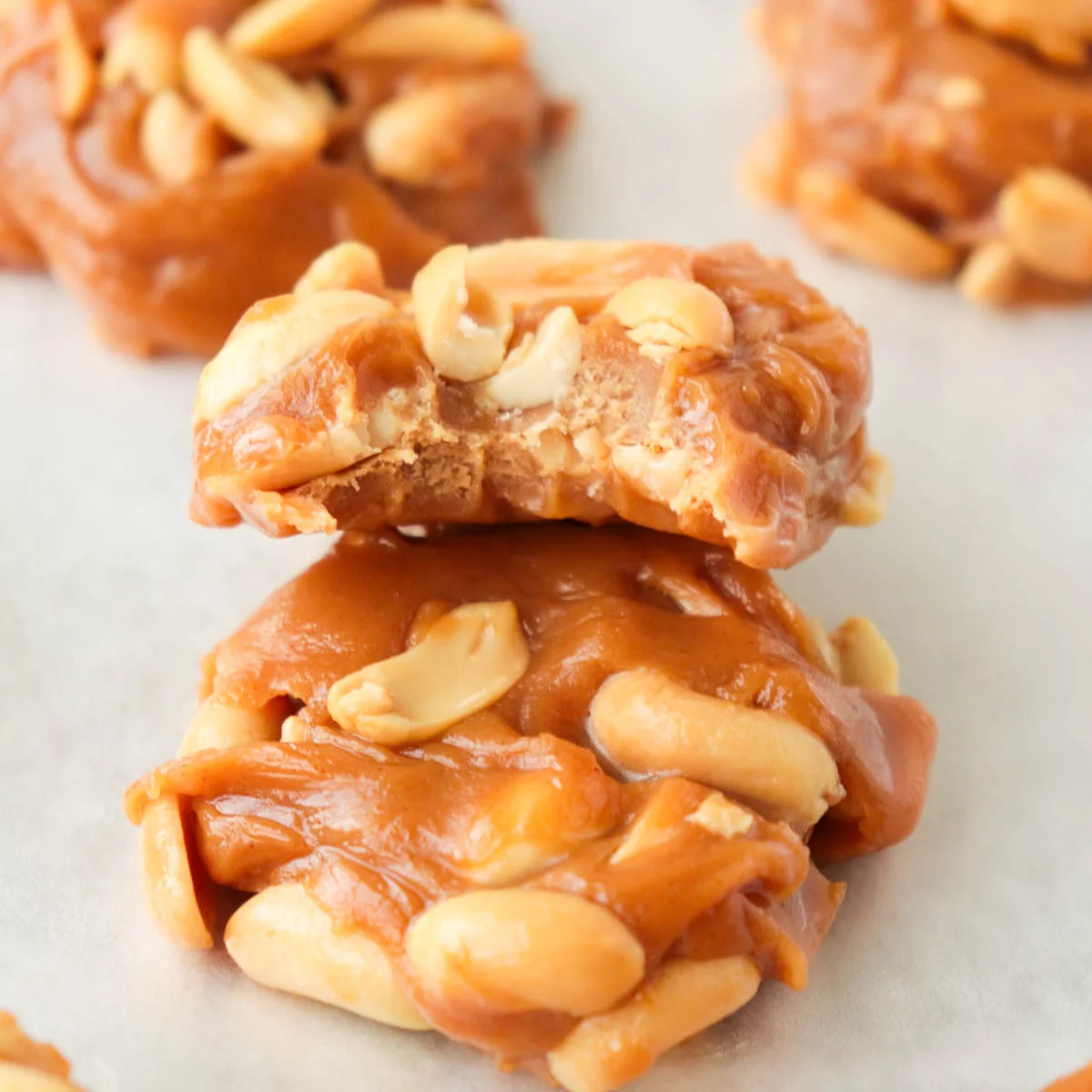 Caramel Peanut Clusters (5 ingredients)