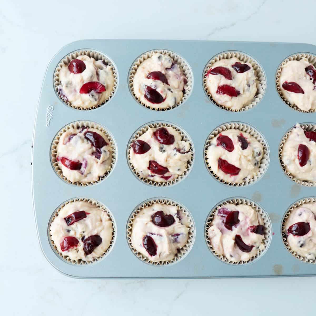 Chocolate Cherry Muffins