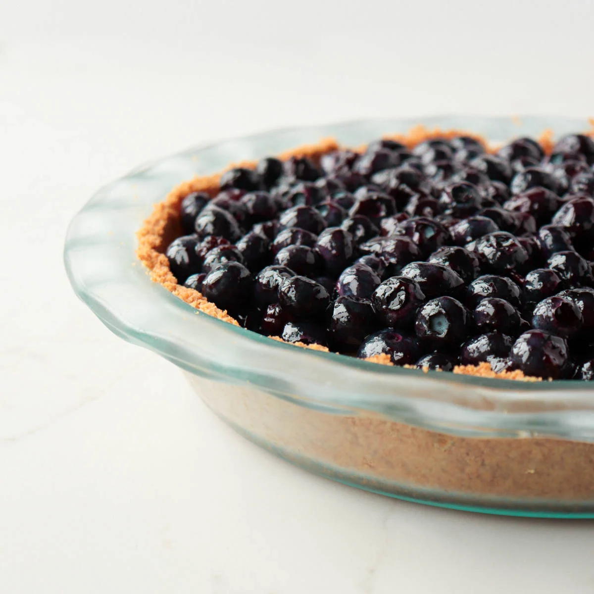 Blueberry Custard Pie