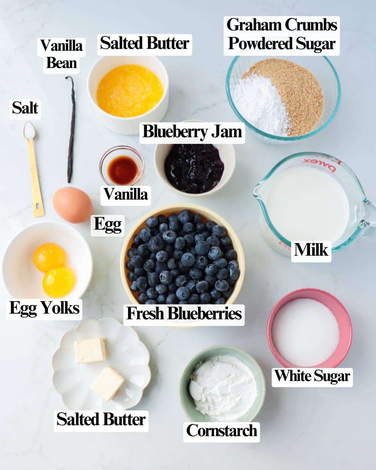 Blueberry Custard Pie