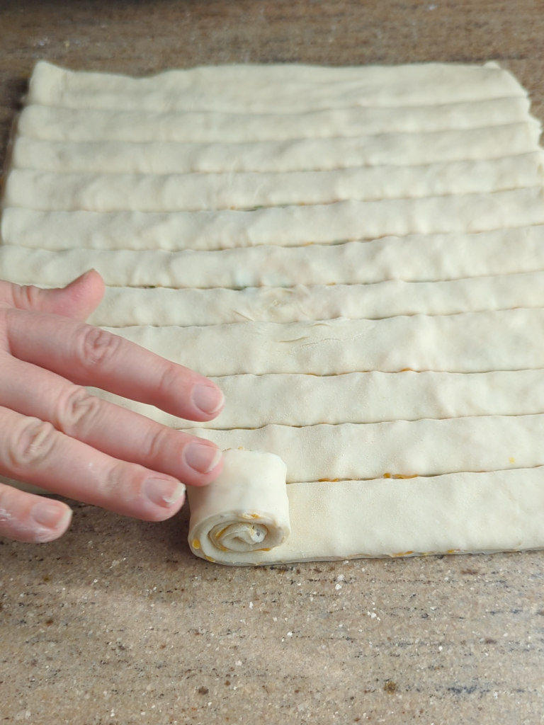 Cheddar & Chive Pinwheels