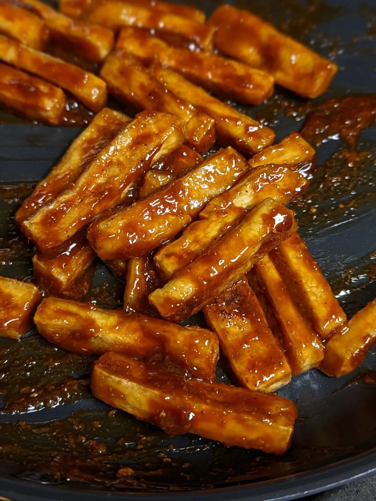 Gochujang Tofu Jicama Wraps