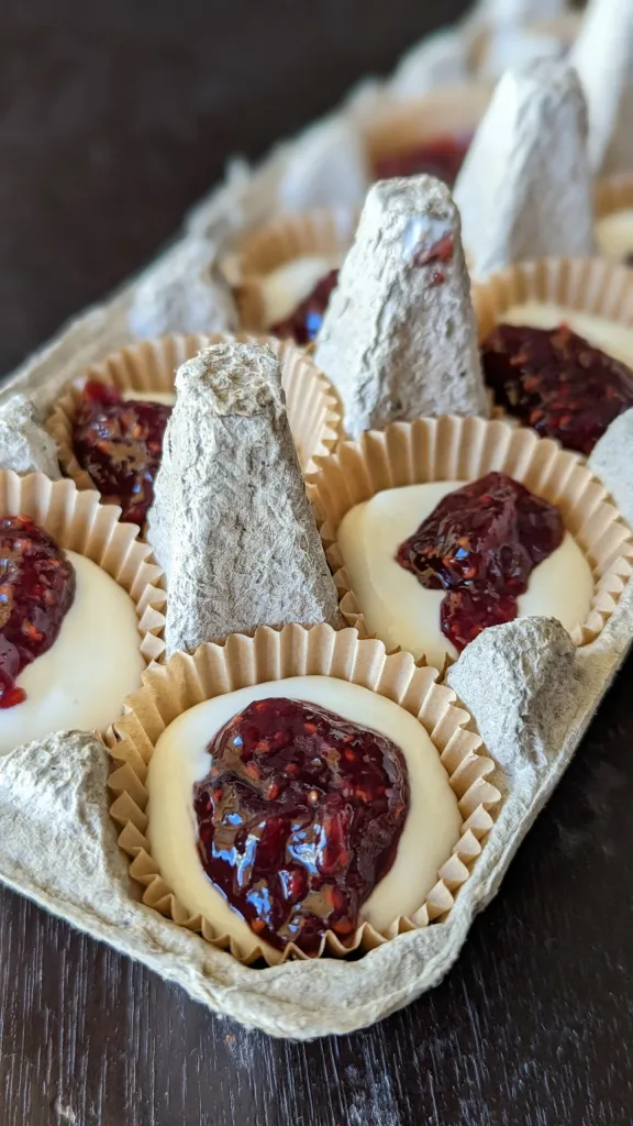 Frozen Raspberry Cottage Cheese Bites