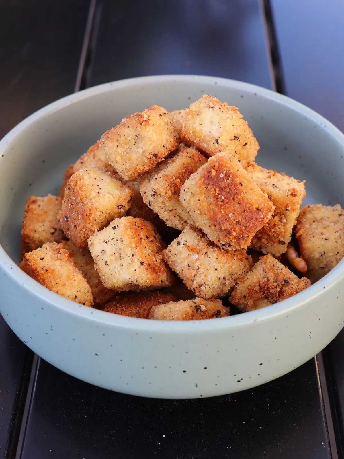 Cacio e Pepe Tofu Bites