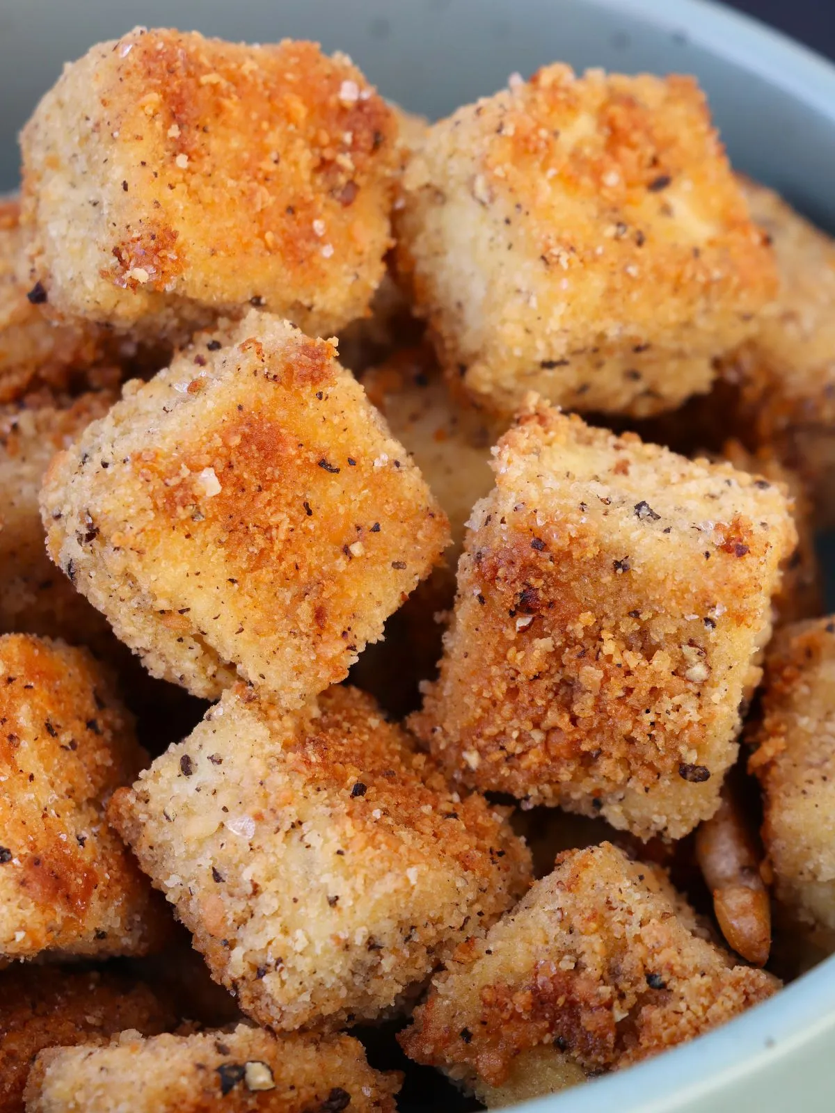 Cacio e Pepe Tofu Bites