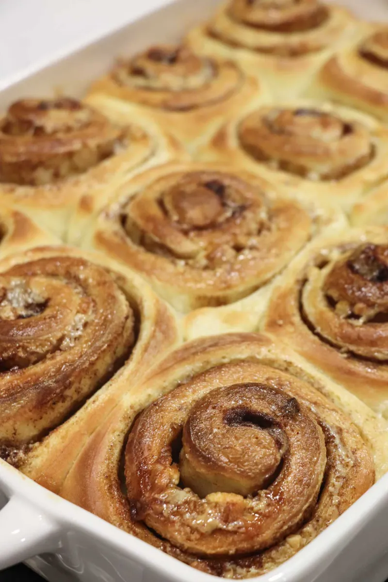 The Best Eggnog Cinnamon Rolls