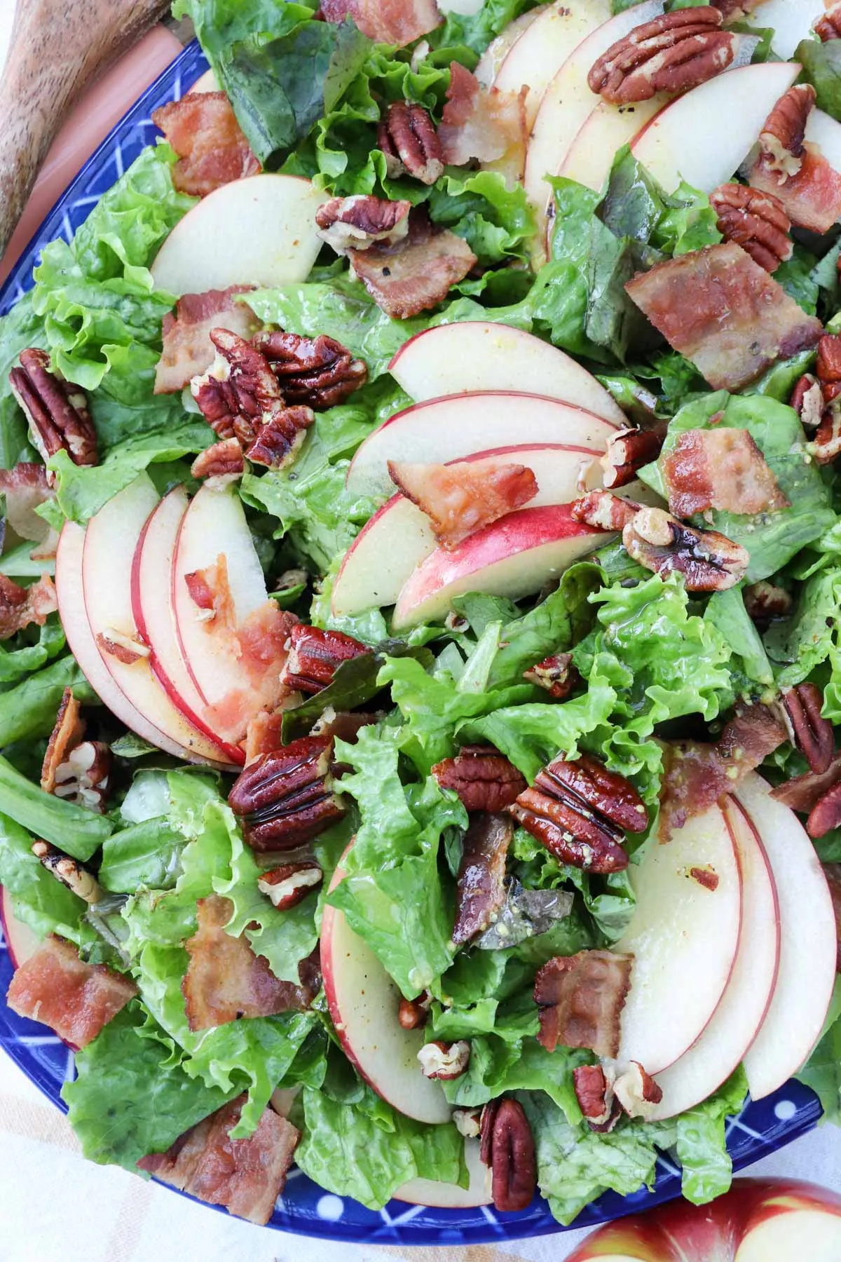 Simple Fall Salad with Apples and Bacon