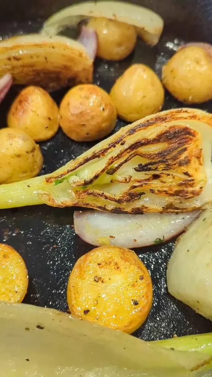 Skillet Potatoes and Fennel