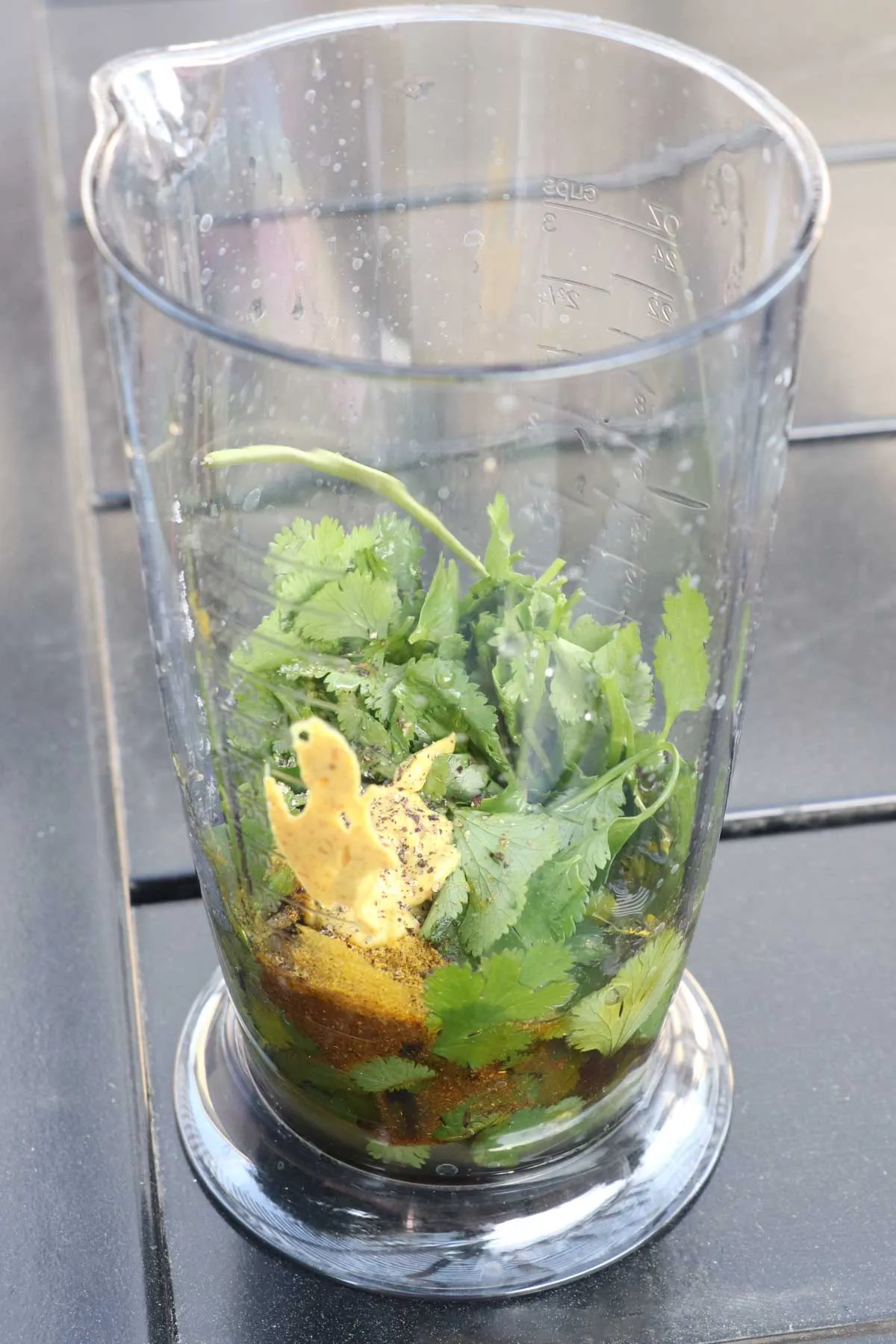 Easy Cold Lentil Salad with Cilantro Curry Vinaigrette