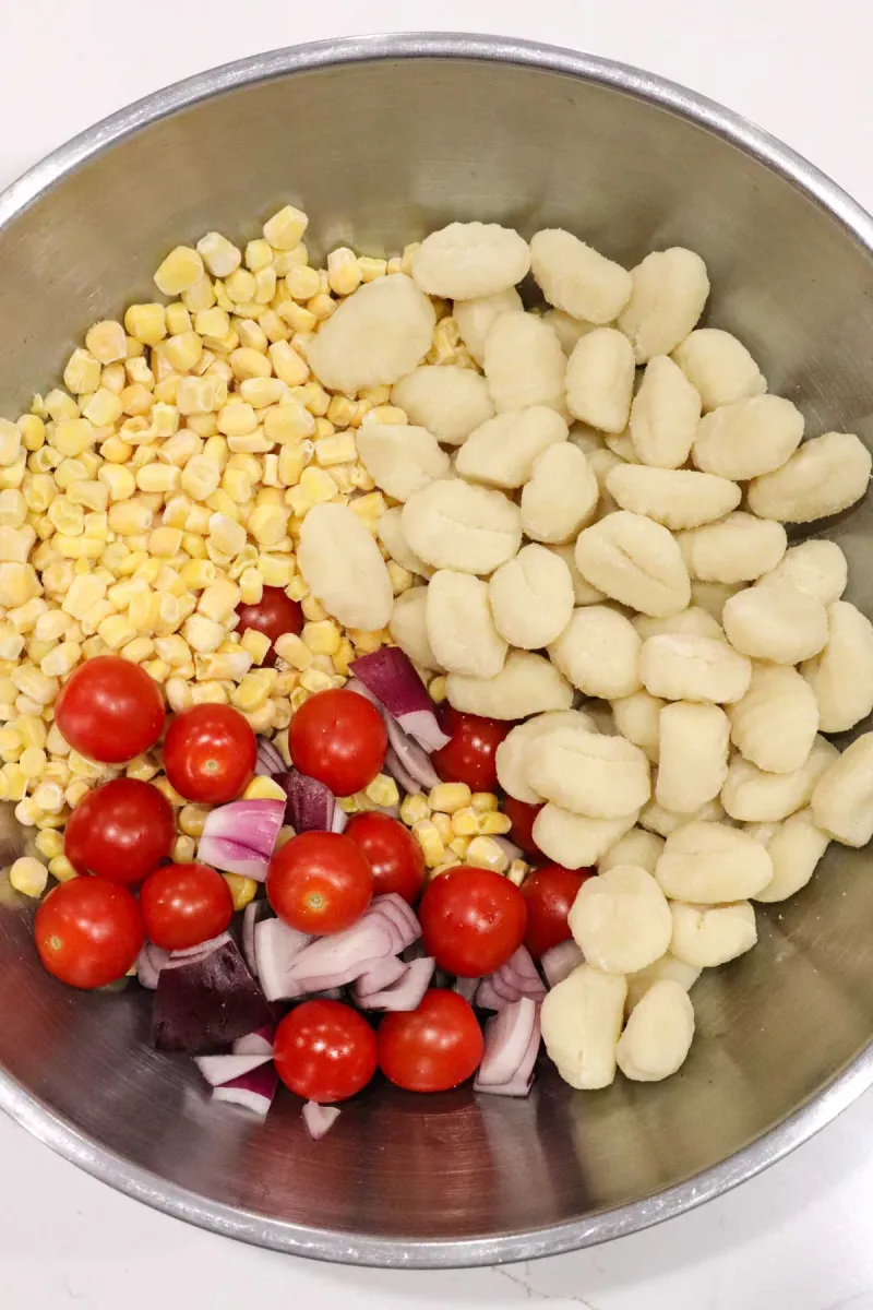 Sheet Pan Gnocchi with Chicken and Corn