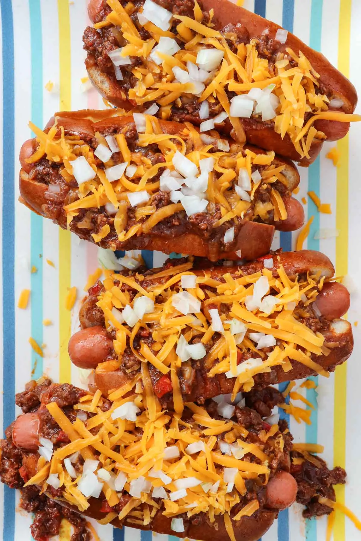 Ultimate Chili Cheese Dogs with Homemade Chili