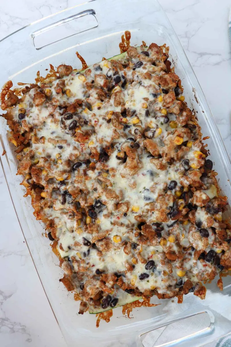 Turkey Taco Zucchini Boats (a.k.a. Shipwrecks)