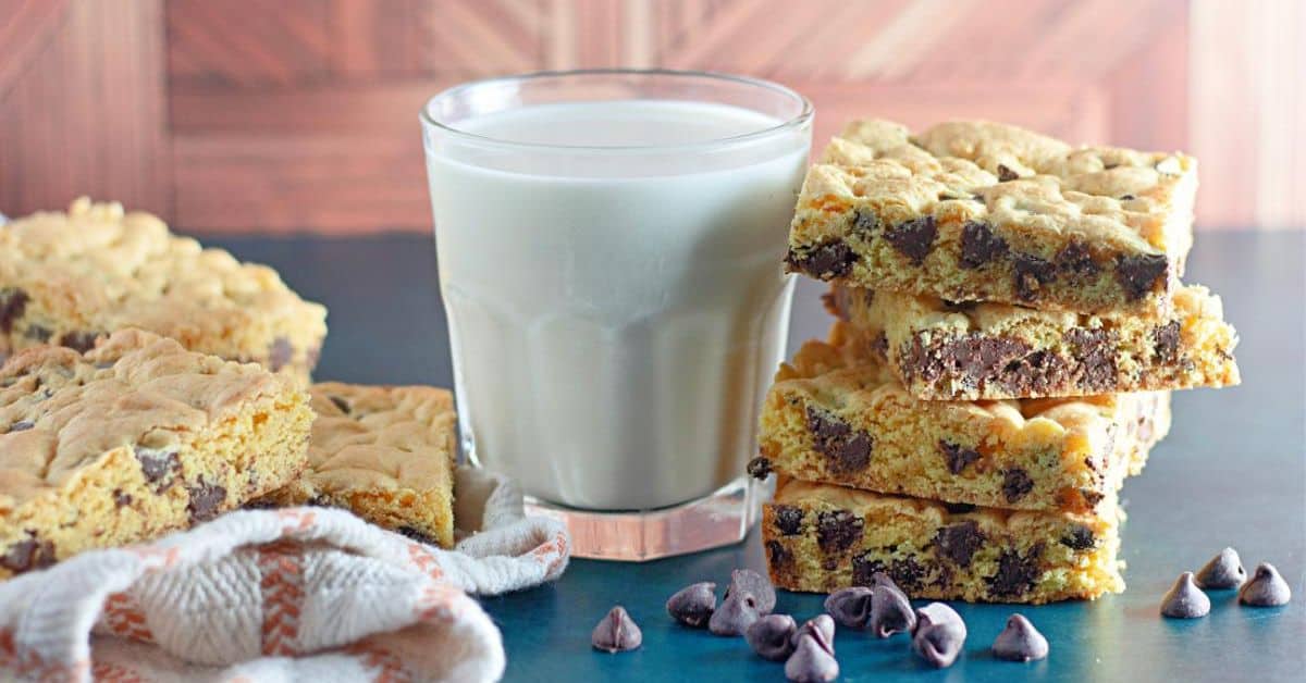 Chocolate Chip Cake Mix Cookie Bars