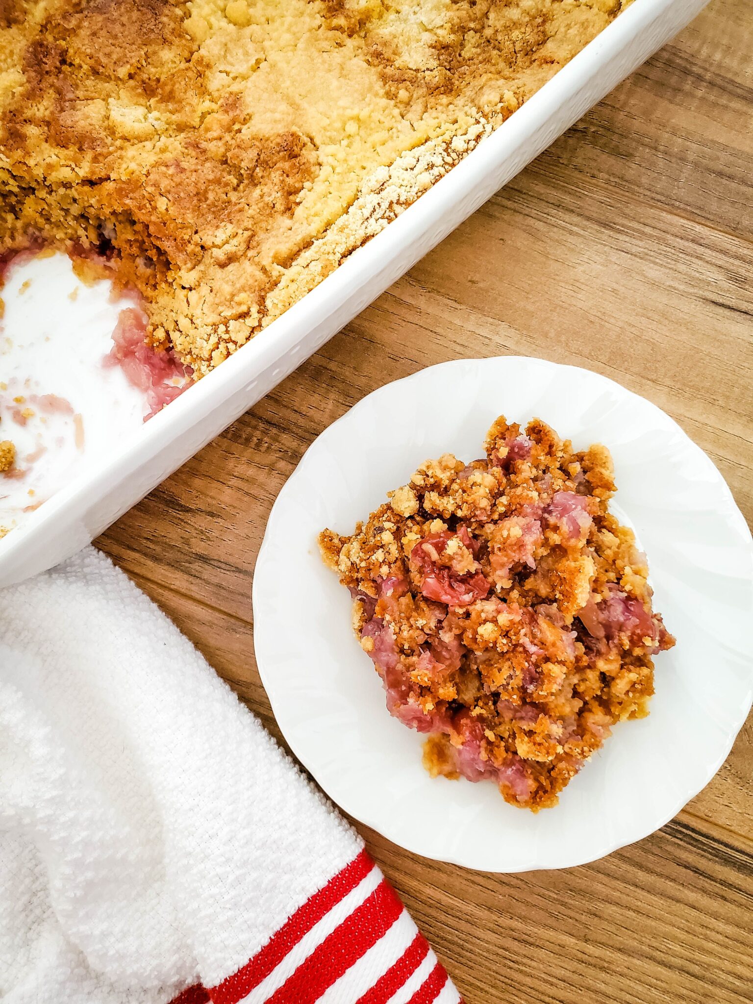Pineapple Dump Cake with Cherries