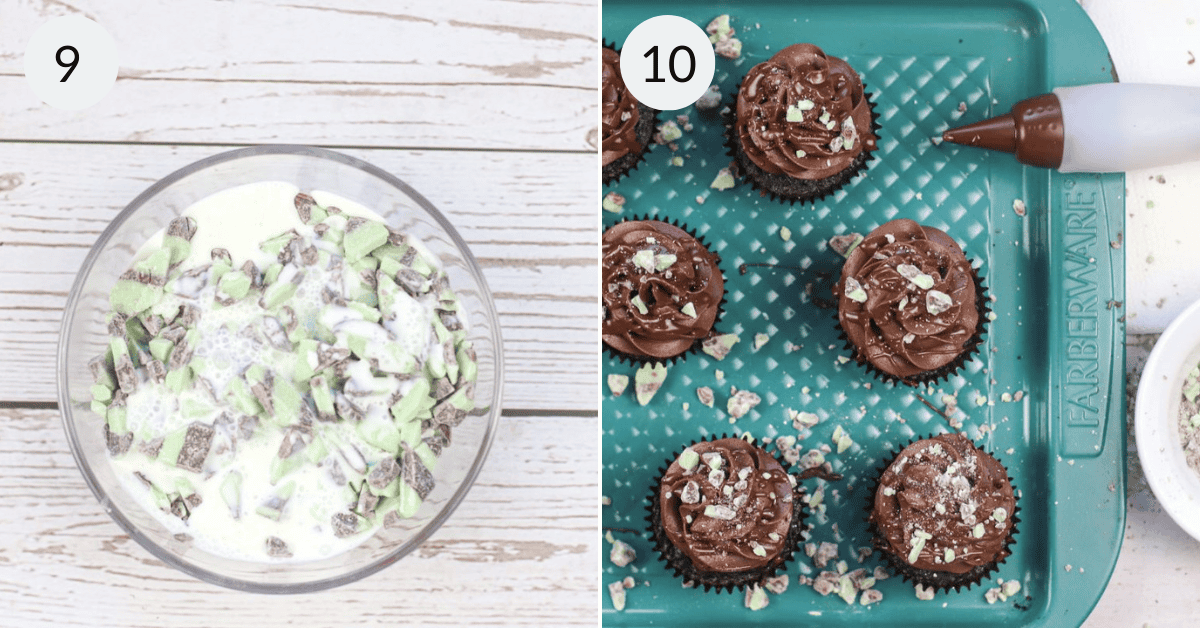 Chocolate Mint Cupcakes
