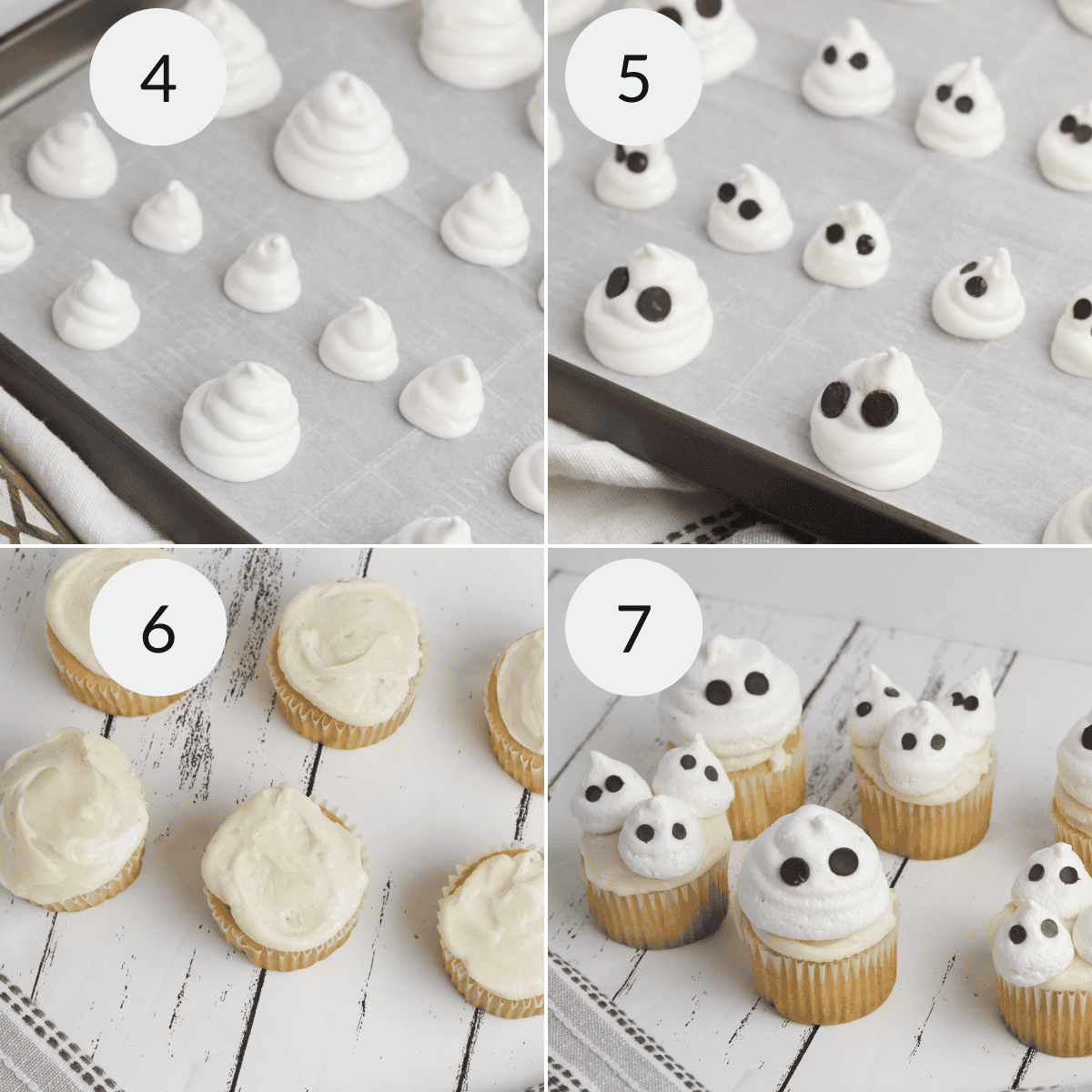 Halloween Ghost Cupcakes