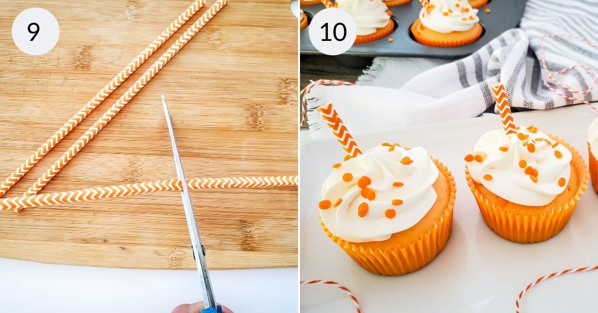Orange Creamsicle Cupcakes