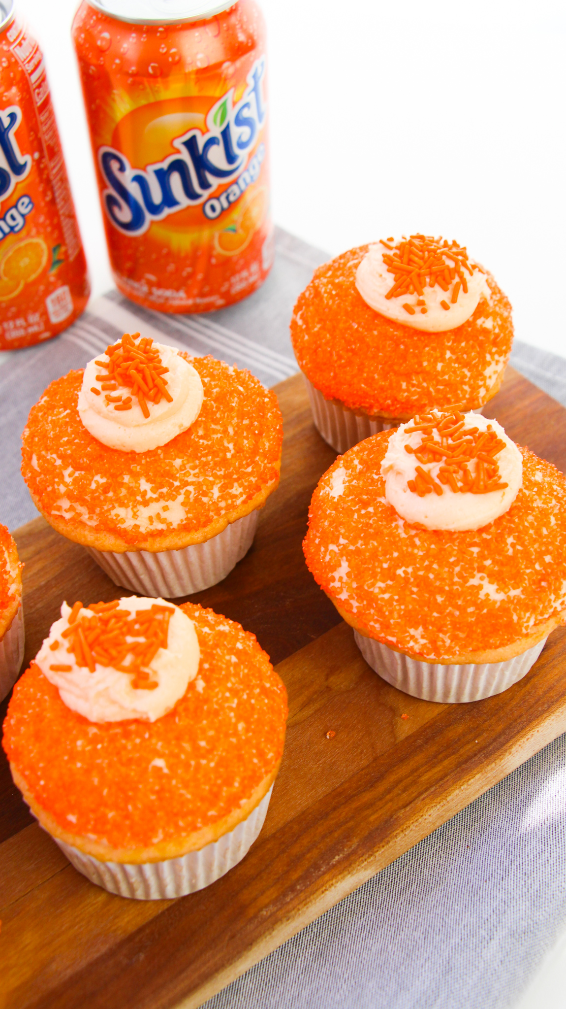 Sunkist Orange Cupcakes