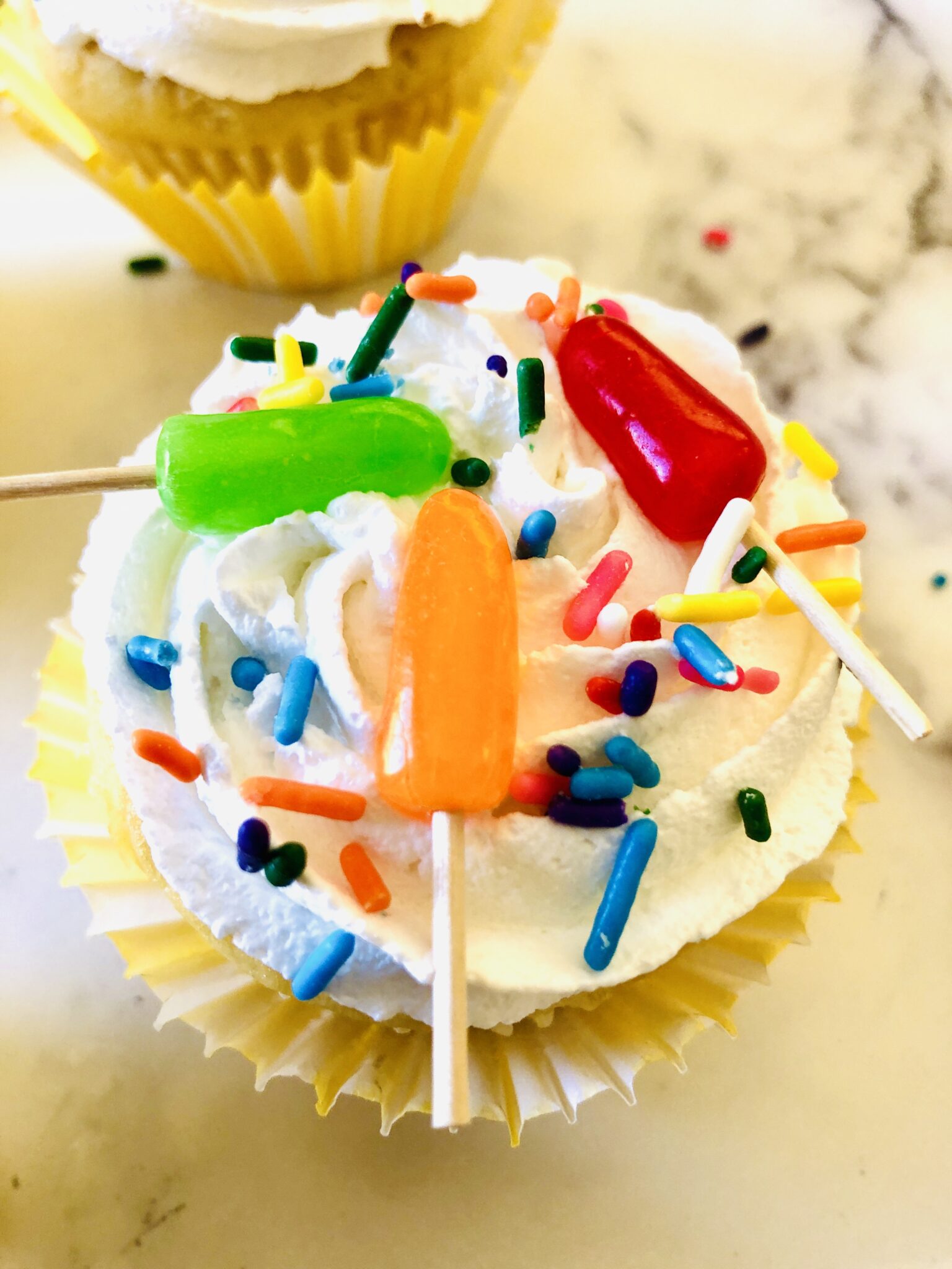 Popsicle Cupcakes for Summer
