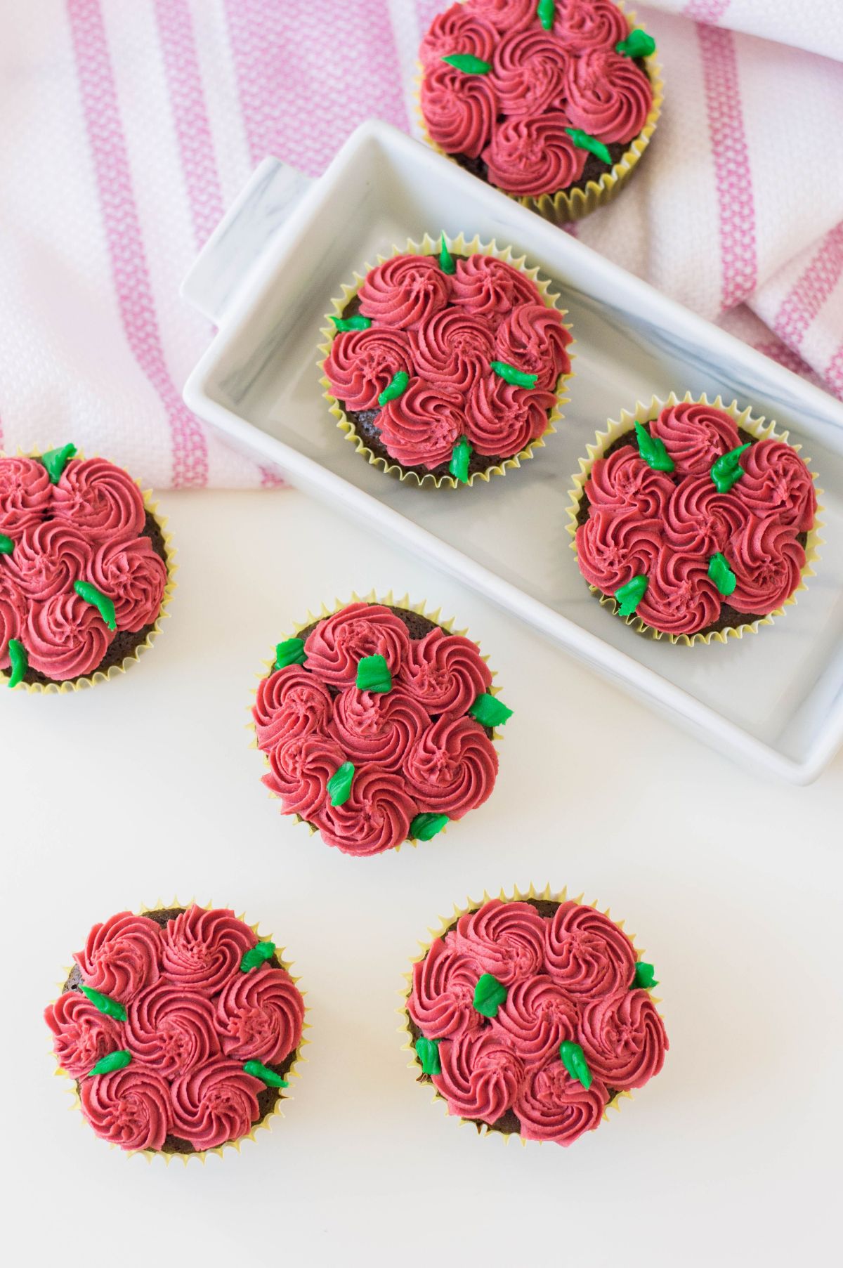 Rosette Cupcakes