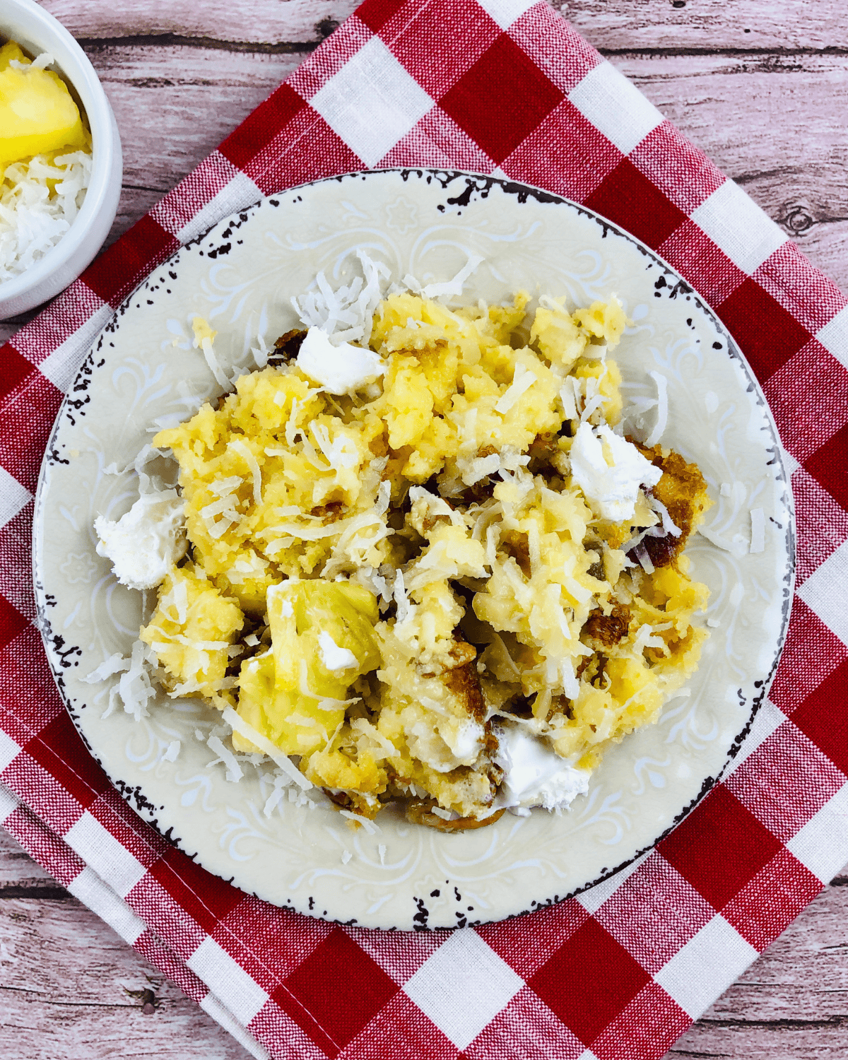 Easy Coconut Pineapple Cake in the Crock Pot