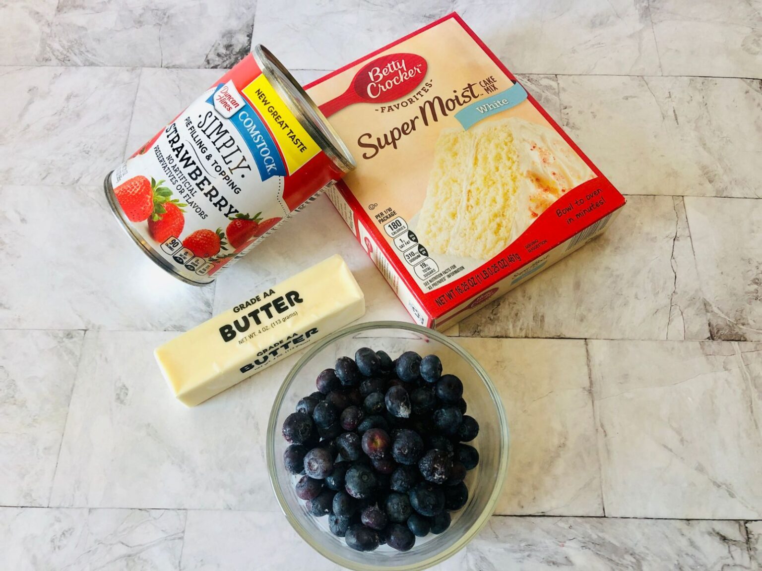 Mixed Berry Cobbler with Cake Mix