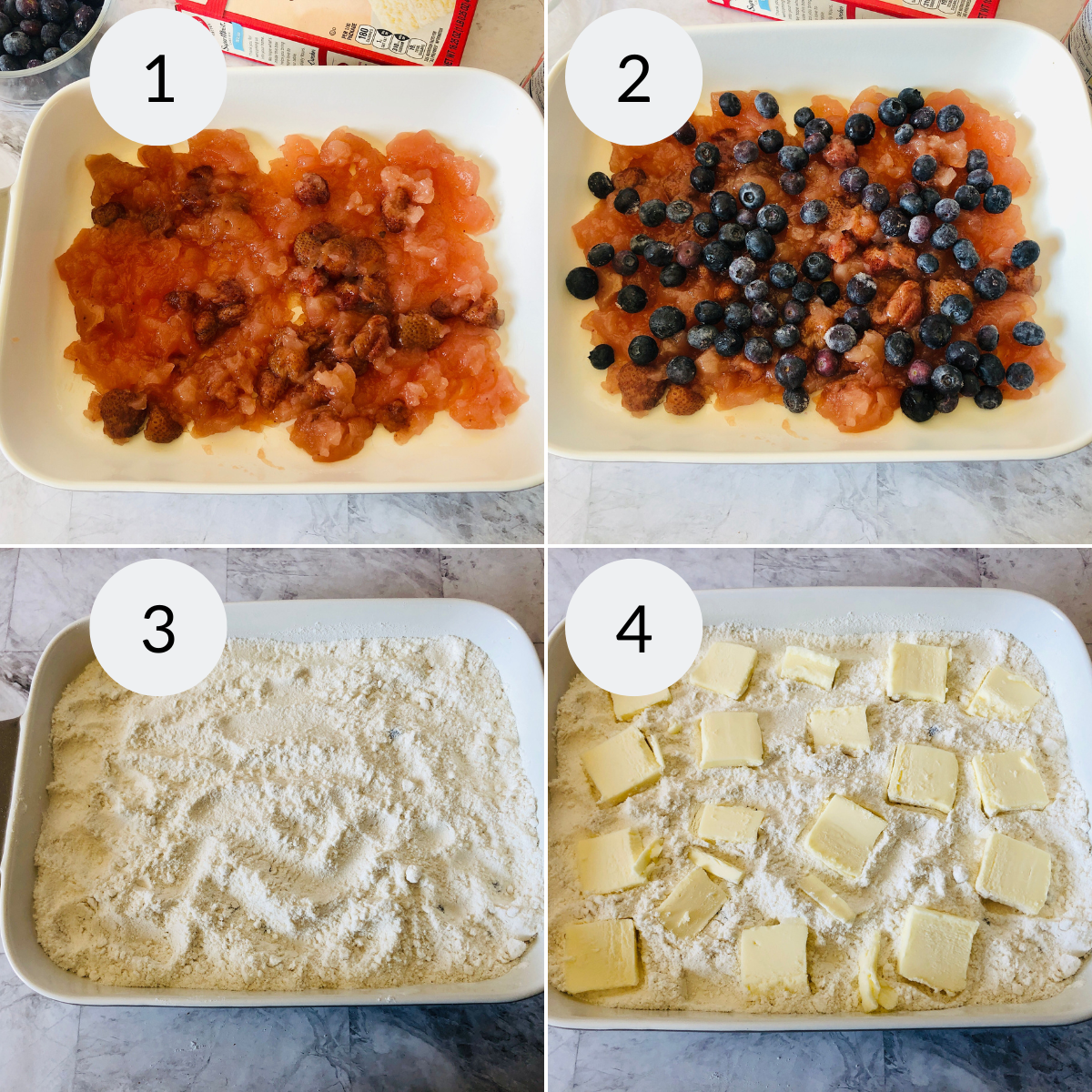 Mixed Berry Cobbler with Cake Mix