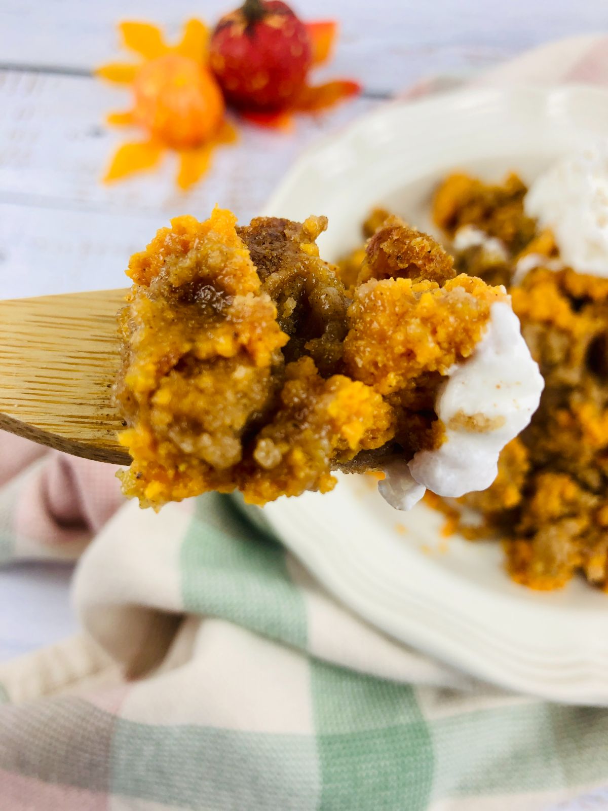 Pumpkin Spice Dump Cake