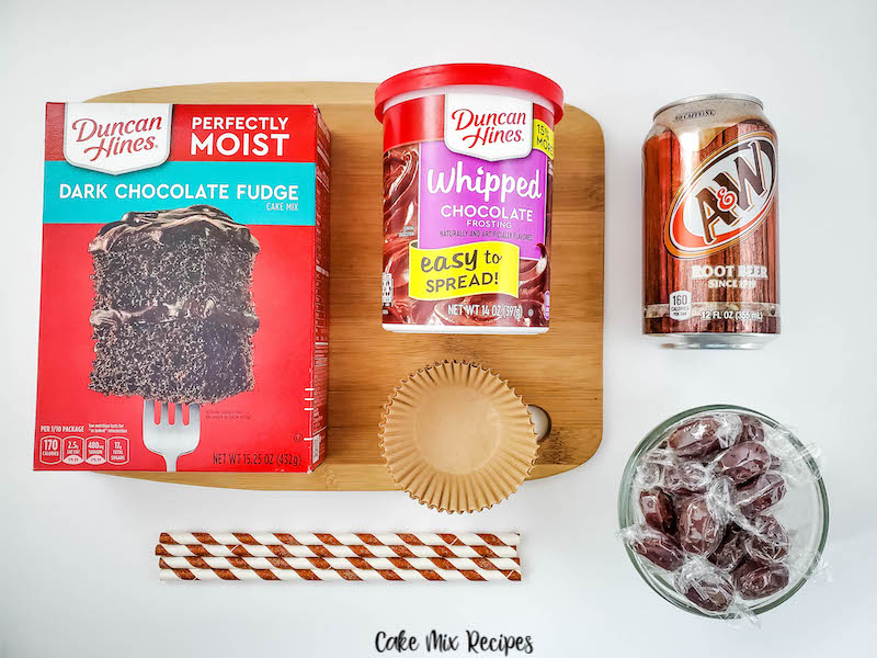 Chocolate Root Beer Cupcakes