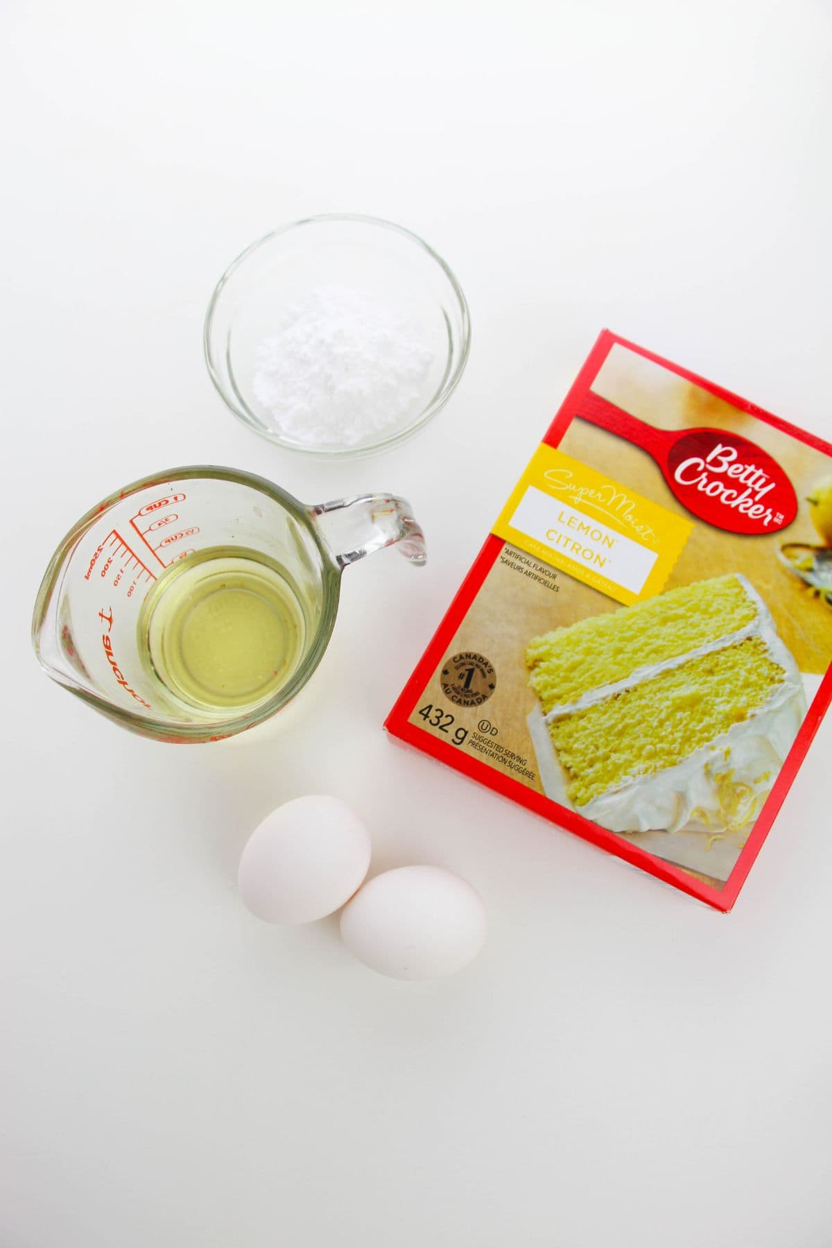 Lemon Cake Mix Crinkle Cookies