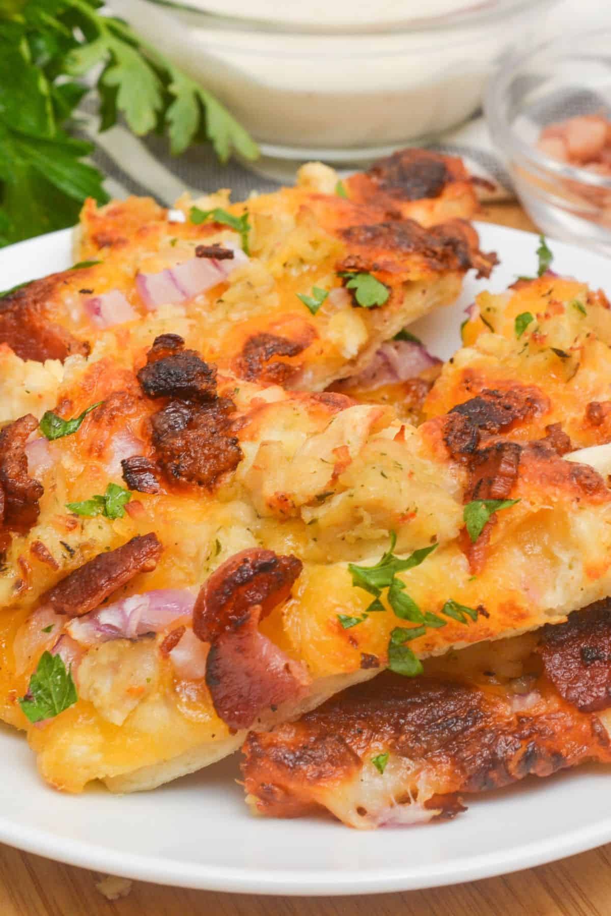 Bacon Chicken Ranch Flatbread