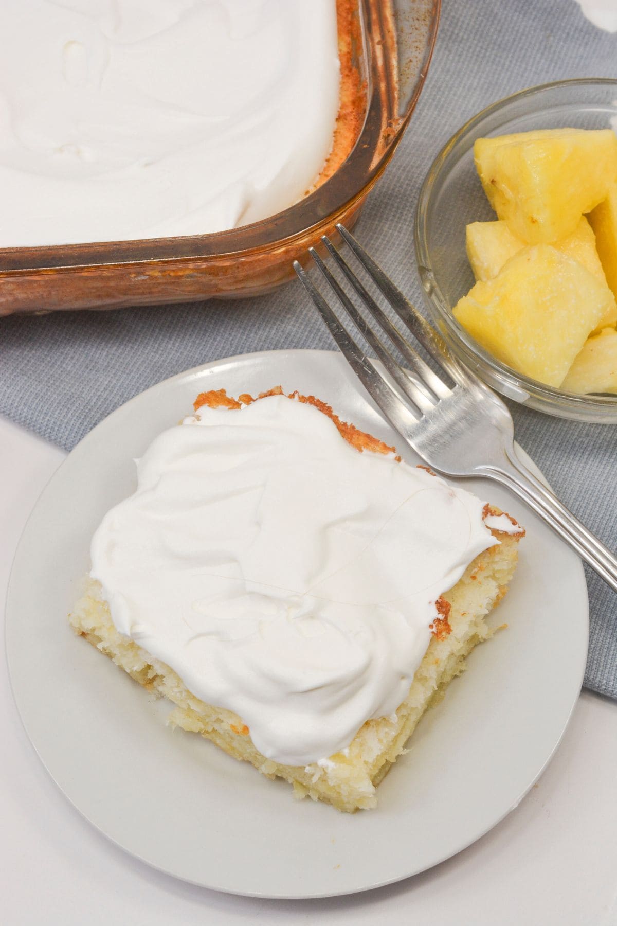 Angel Food Cake with Pineapple