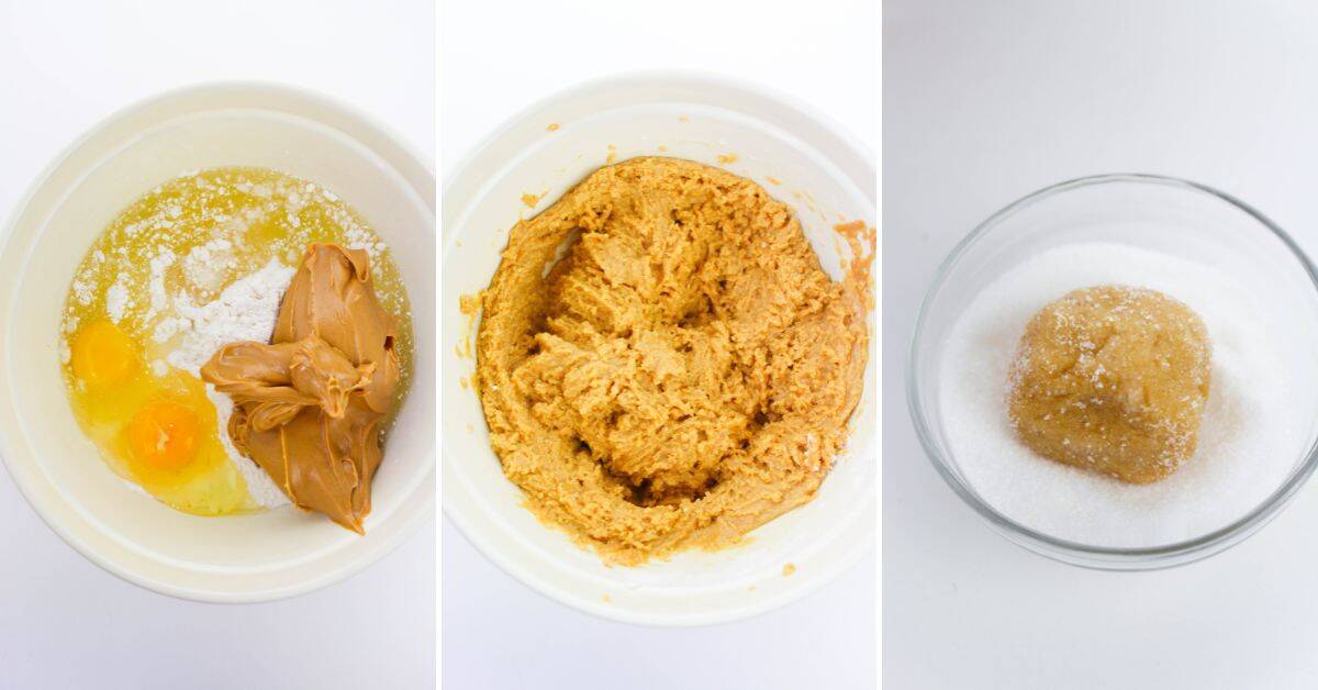 Cake Mix Peanut Butter Cookies