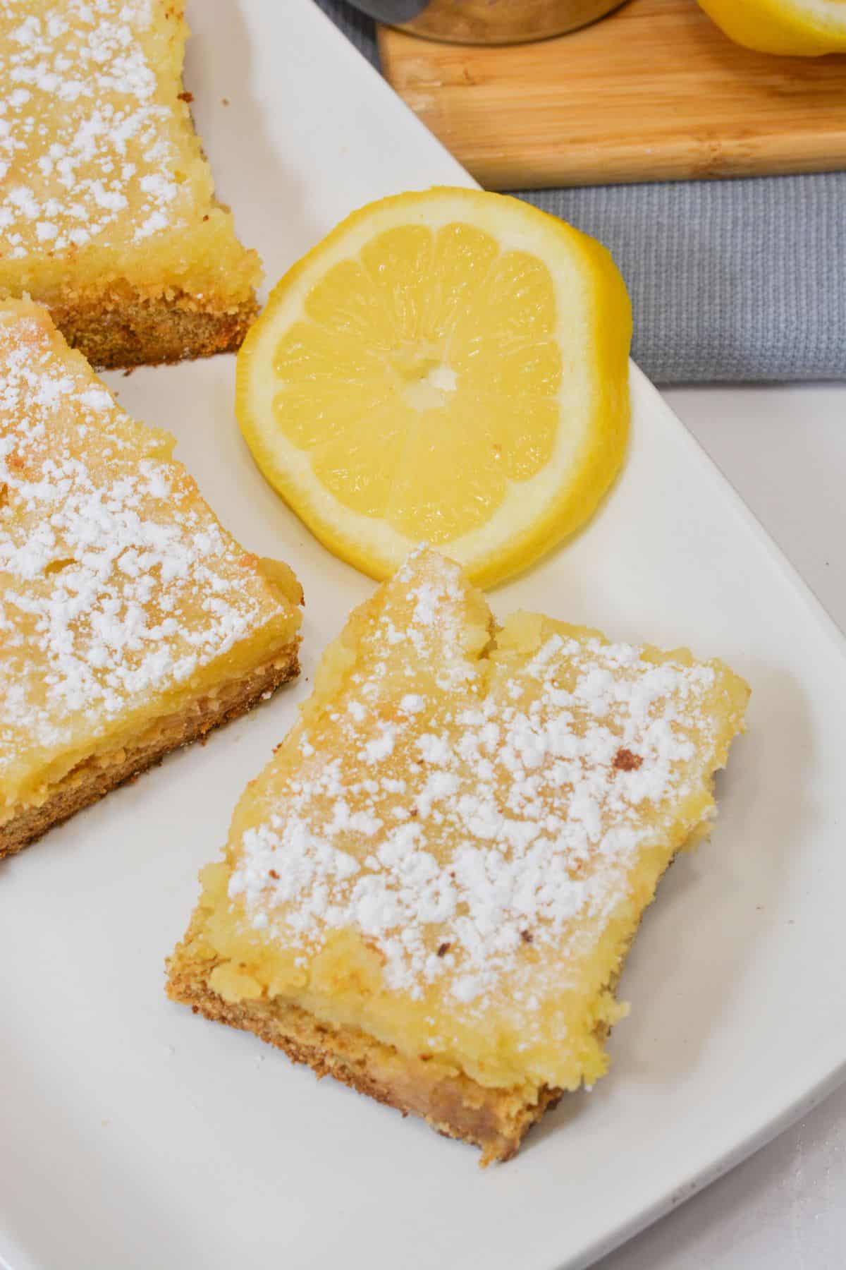 Cake Mix Lemon Bars