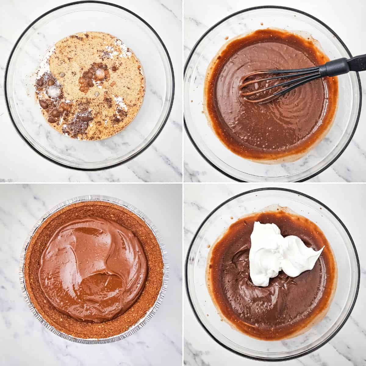 Chocolate Pudding Cream Pie