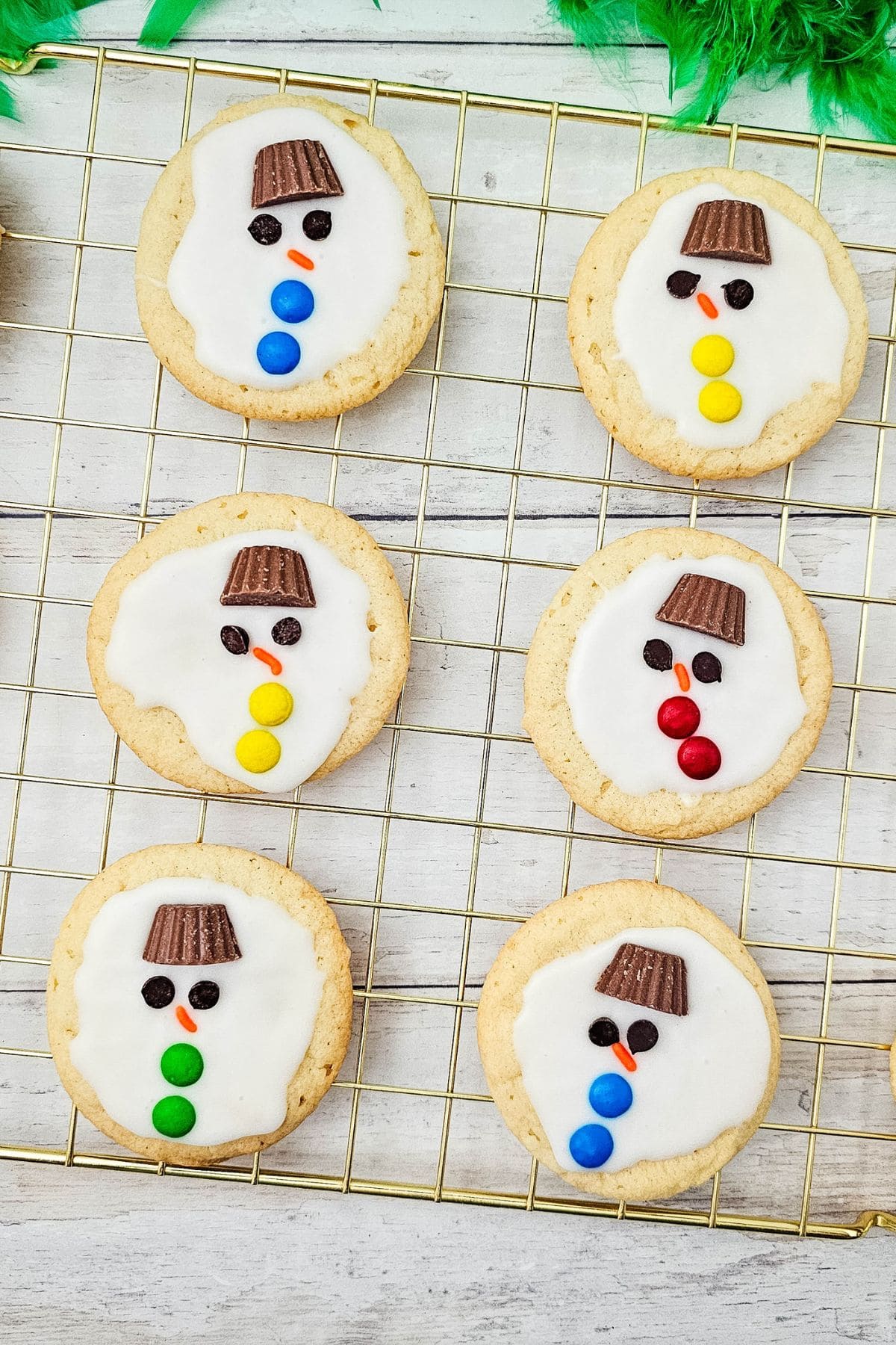 Melting Snowman Cookies