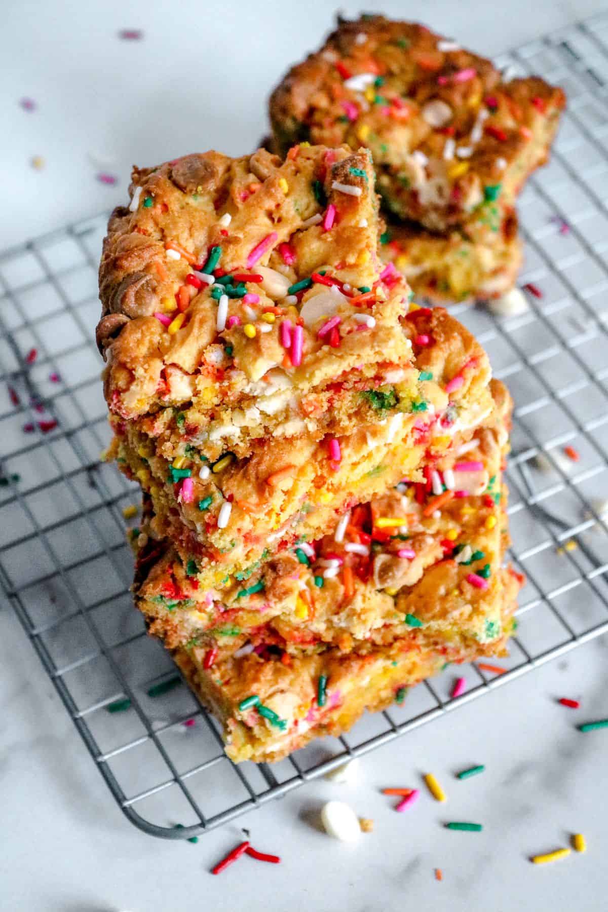 Easy Cake Mix Blondies