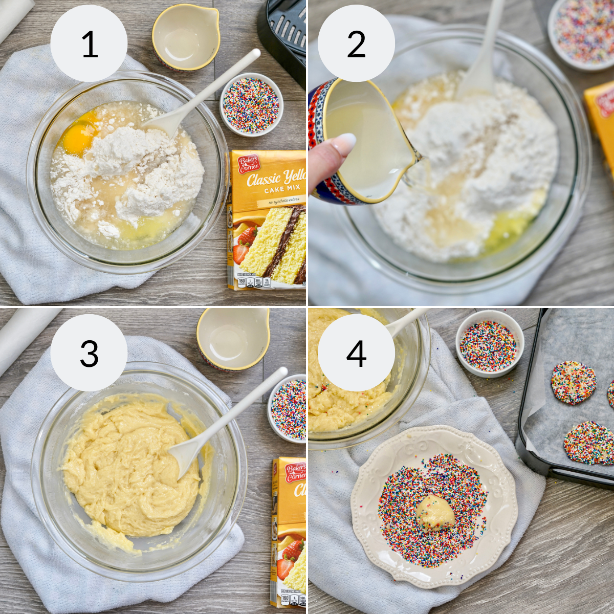 Sprinkle Cookies in the Air Fryer