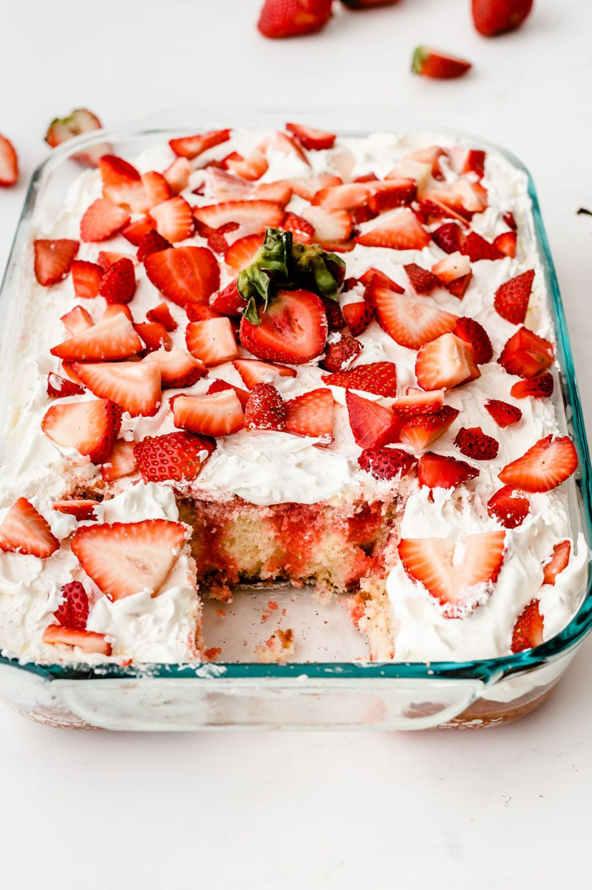 Jello Strawberry Cake