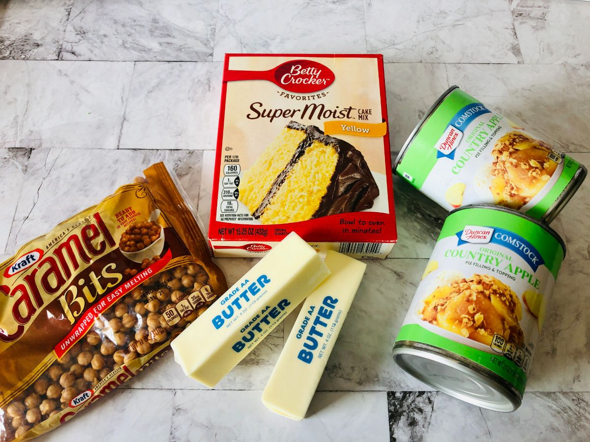 Caramel Apple Dump Cake