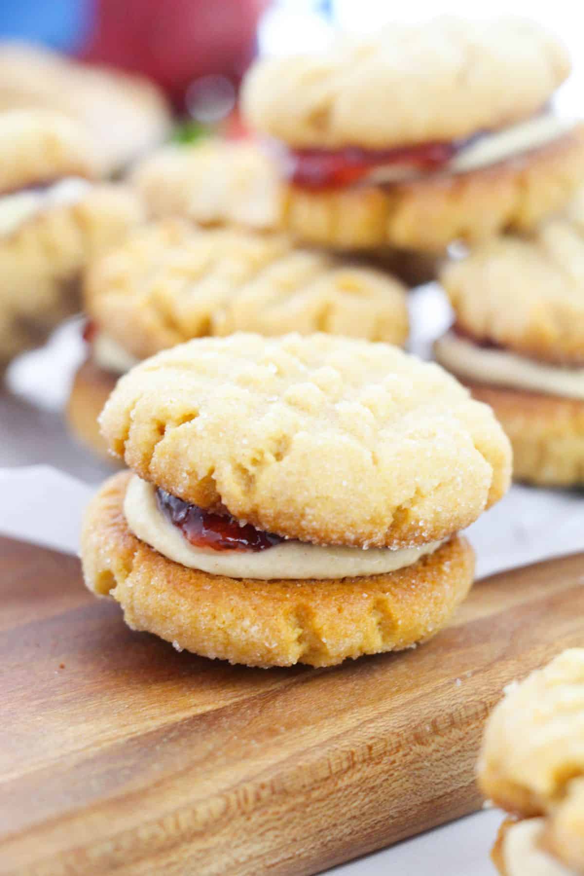 PBJ Sandwich Cookies