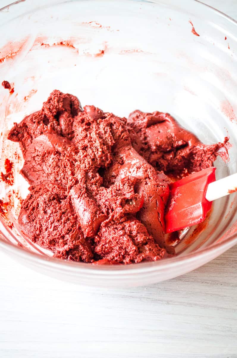 Red Velvet Cake Crinkle Cookies