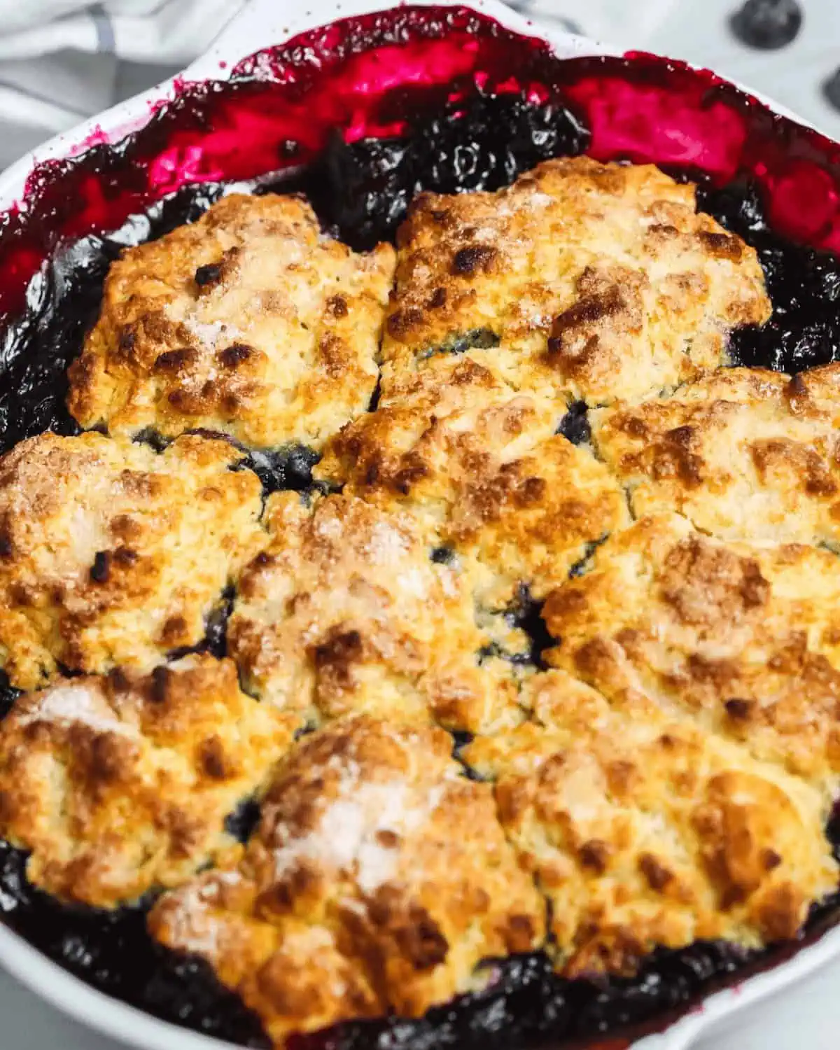 Easy Blueberry Cobbler