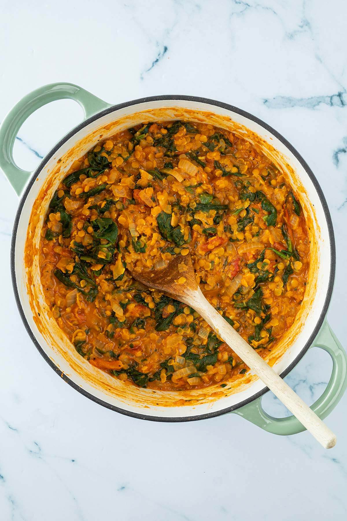 Spinach Lentil Dal